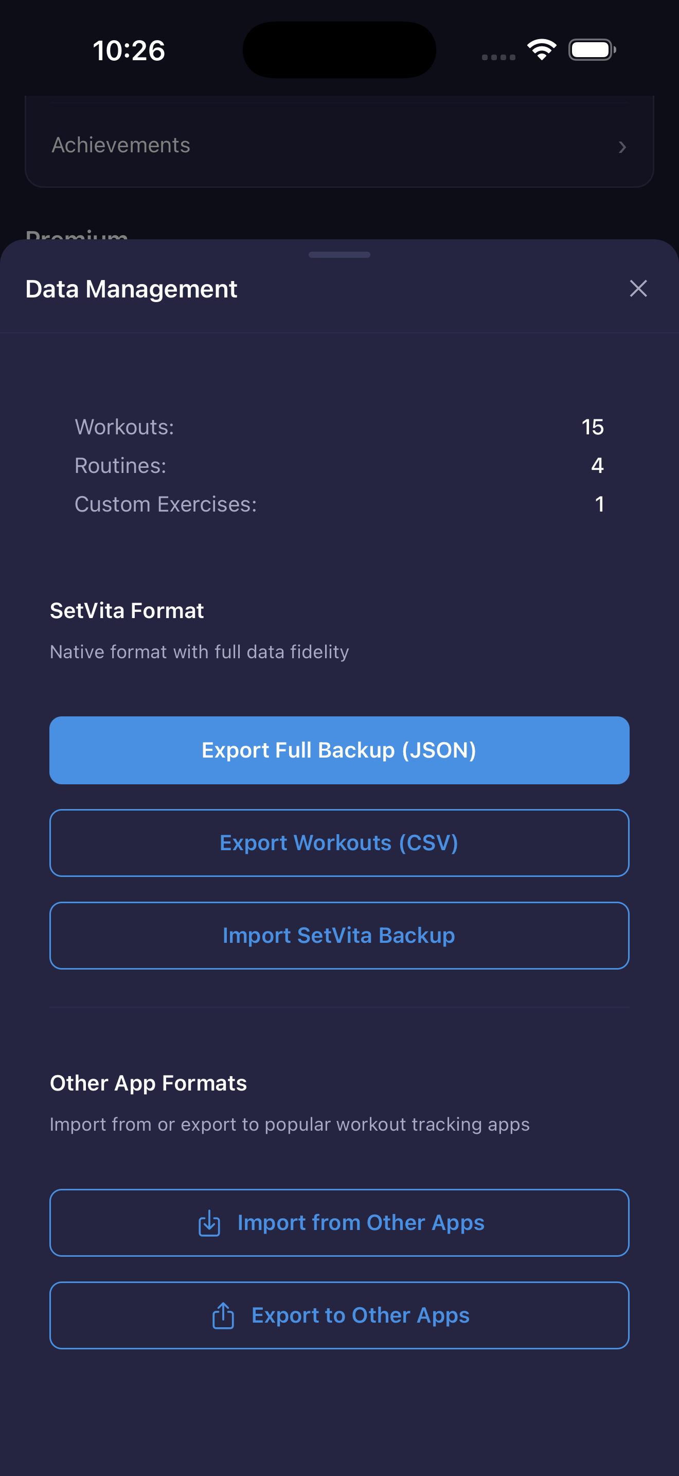 Data Import/Export